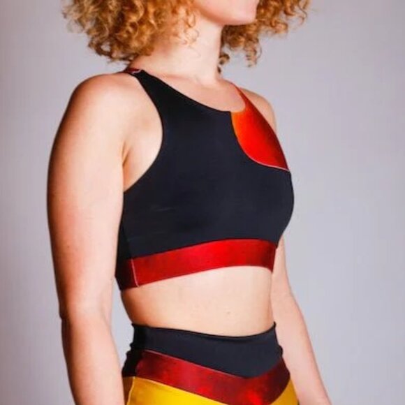Fire Sports Bra - Full Back - Picture 1 of 10